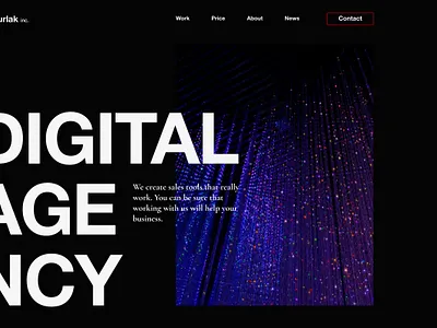 Daily UI #003 / Landing Page daily ui design typography ui ux