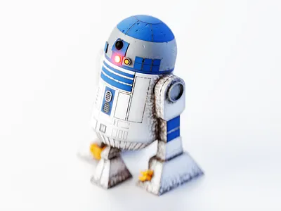 R2D2 3d 3d design 3d illustration 3d model branding design illustration isometric model r2d2 star wars starwars