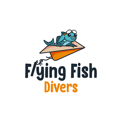 Plane Logo character design design fish fish logo fishing fly fly logo graphic design illustration logo logo design plane plane logo vector