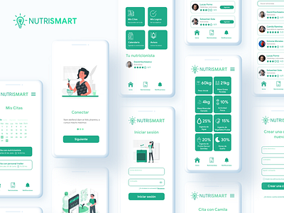 🥗 Nutrismart - Nutrition Tracker app figma food healthy nutrition tracker uidesign uxdesign