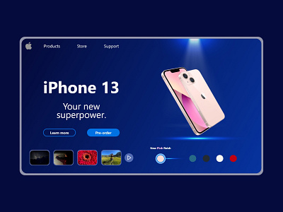 iPhone 13 apple apple phone blue color design iphone iphone 13 mobile mobile site new new iphone new phone recent template trending ui website