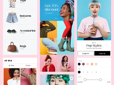 Ecommerce App app branding concept design ecommerce ios app ui ux