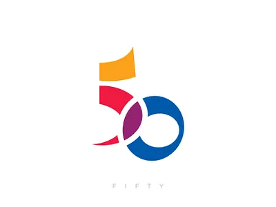 50 / Fifty 5 50 abuzayd anniversary award birth brand creative cup day design festival fifty five icon idea identity illustration logo olimpiade