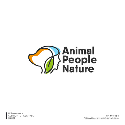 Animal People & Nature ( Fun Project Logo) animal branding design icon illustration logo logodesign logos nature vector