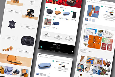 Web site: Accessories Online Store branding design ecommerce graphic graphic design key visual landing landing page site store ui ux web web site website