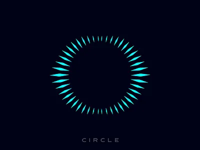 circle wave abuzayd brand circle circular cool creative design elegant icon idea identity illustration initial letter logo modern o sound voice wave