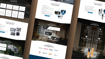 Web Site: Hotel Supplies branding cool design graphic inspiration interface landing page ui ux web