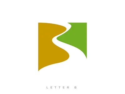 Letter B abuzayd b brand cool creative design elegant icon idea identity illustration initial letter logo luxury modern river shape symbol unusual