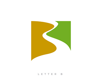 Letter B abuzayd b brand cool creative design elegant icon idea identity illustration initial letter logo luxury modern river shape symbol unusual