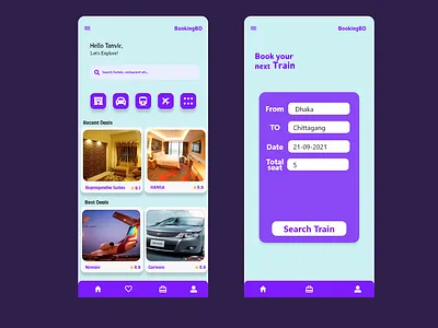 Minimalistic booking app ui booking booking app design graphic design illustration illustrator minimalistic simple ui ux xd