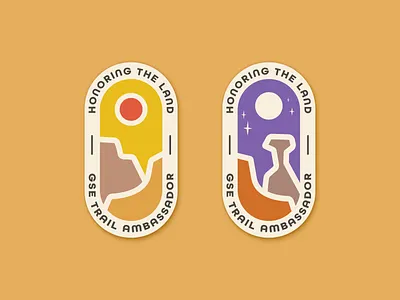Stickers for GSEP badge design graphic design illustration national park sticker vector