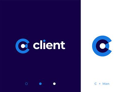 Client Logotype Design brand brand identity branding branding studio client logo design design agency design studio graphic design human logo icon identity logo logotype man logo minimalistic minimalistic logo people logo symbol vector