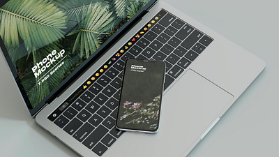 Light Iphone & MacBook Mockups abstract clean device display laptop mac macbook mockup phone phone mockup presentation realistic simple smartphone theme ui ux web webpage website