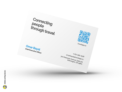 TravelApp — Business Card Design app branding business card businesscard card card design carddesign design graphic design logo travel