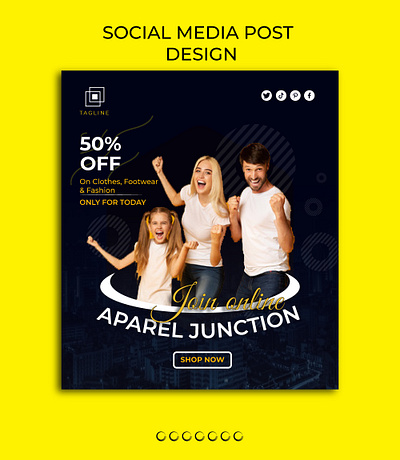 Social Media Post Design 3d animation branding design facebook post flat graphic design illustration illustrator logo motion graphics social media social media post design ui ux vector