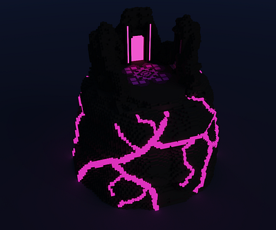 Voidgard-Tower Of Dark Curses 3d building rpg voxel voxelart