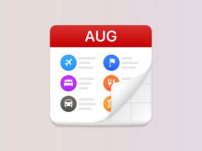 Calendar Sync calendar icon ios travel trip