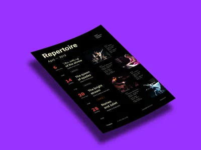 Event Schedule Flyer event schedule flyer flyer modern flyer schedule design