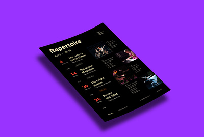 Event Schedule Flyer event schedule flyer flyer modern flyer schedule design