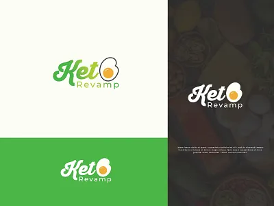 Keto Revamp logo design concept brand brand design branding clean creative logo diet elegant food keto logo logo designer logodesign logotype minimal modern smart logo weightloss