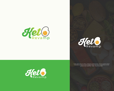 Keto Revamp logo design concept brand brand design branding clean creative logo diet elegant food keto logo logo designer logodesign logotype minimal modern smart logo weightloss