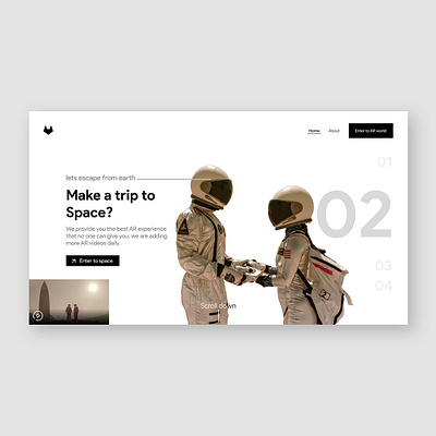 Space Travel #2 adobexd design figma flat graphic design ui ux web webdesign website websitedesign