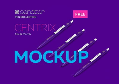 Senator Pen Mockup. Centrix branding design illustration logo logoped logotype mark russia symbol ui