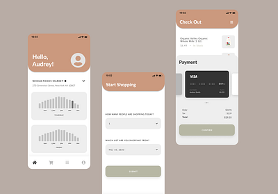 QuickShop Mobile App app design mobile ui ux