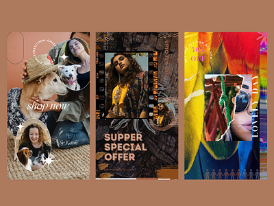 Shop Now FASHION INSTAGRAM Story ad 3d animation branding business flyer design graphic design instagram animation story ad instagram story ad motion graphics template ui