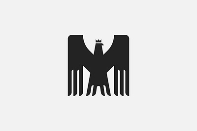 Mighty Eagle Logo alphabet animal bird black branding design eagle exclusive fly geometry hawk illustration letter logo m mighty modern shape square vector