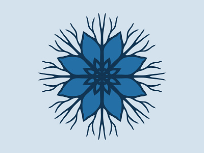 Flower Roots Wreath (Blue) arrangement bloom blue botanical decoration festive floral florist flower flower illustration flowering flowers illustration nature petals plant root roots wreath wreaths