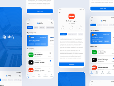 Job finder app app design figma illustration job finder ui ux design ui design uiux work xd