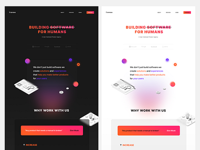 SevenX.tech Landing Page : Dark & Light mode