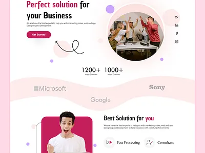 EStudio Landing Page. home page homepageoflandingpage landing landing page landingpage landingpagedesign ui user experience user experience of landing page user interface ux webdesign website