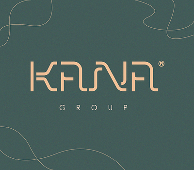 KANA GROUP | Logotype authentic beauty salon brand identity cafe custom typography logo design logotype make up medical beauty minimal original plastic surgery