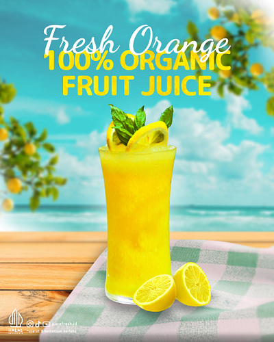 Orange Juice Feed Instagram Inspirations beach branding design feed fresh graphic design illustration juice lemon lemonade logo minimalist orange orange juice organic social media ui vector