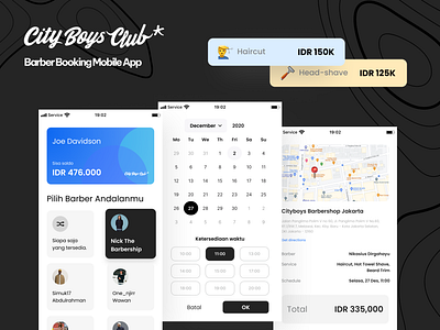 Barber Apps app app design branding design graphic design product design ui ui design uiux design ux ux design