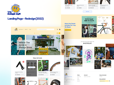 Bike Shop Redesign Landing Page app brand design graphic design ui ui design ux ux design web design website