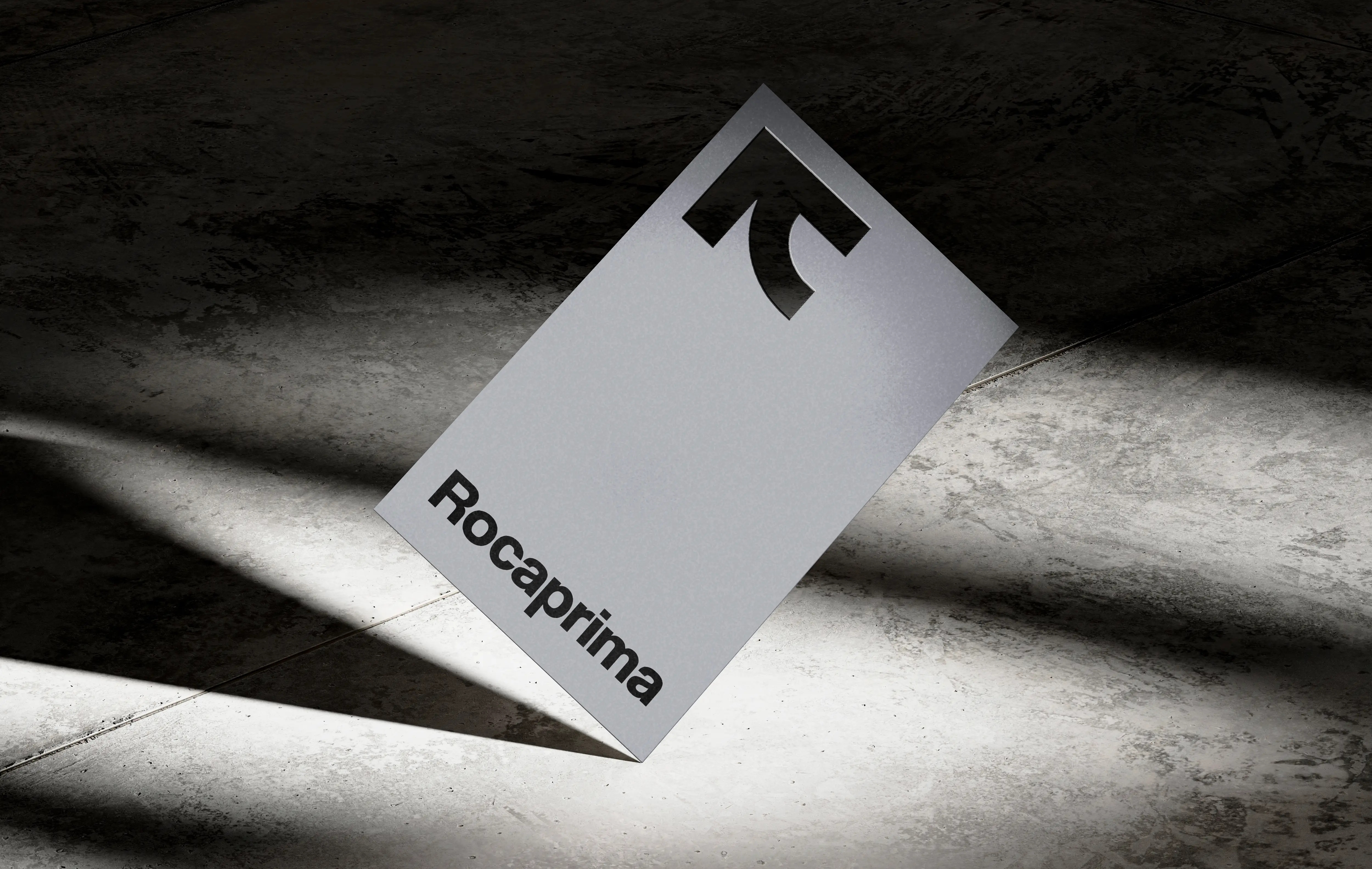Rocaprima brand identity animation art direction branding construction direccion de arte diseño grafico graphic design logo logo design motion graphics symbol tipografia
