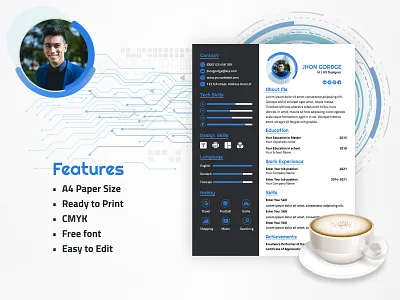 Free Figma Professional Resume Template cv designer resume free figma resume template free resume freelancer resume resume resume template