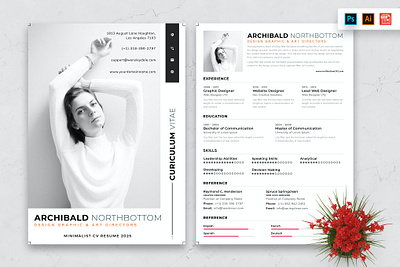 Resume CV Template clean clean resume cover letter cv cv design cv template design free graphic design illustration letter minimal minimal resume modern resume professional professional modern resume resume resume design resume template simple resume