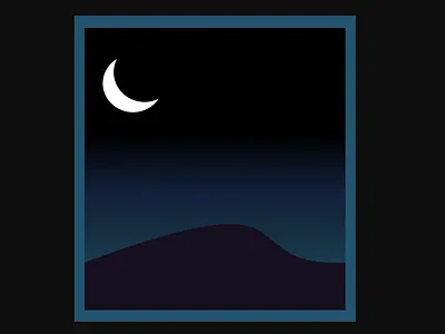 Night Sky dark design designer figma illustration moon night sky uxdesigner