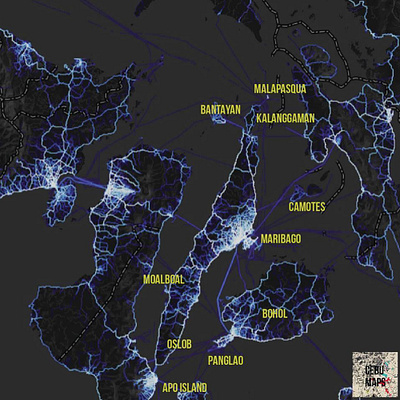 Central Visayays traffic heatmap