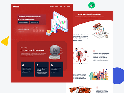 Crypto Currency Website | Landing Page | Bitcoin | Design | Coin bitcoin branding coin crypto currency dark theme design flat flat design graphics illustration landing page light theme minimal ui ux web layout website design