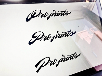 Pro prints braning calligraphy classy custom design graphicdesign handtype identity lettering logo logodesign logomaker proprints script sophisticated timeless type unique vintage