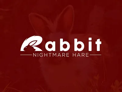 R Logo design incorporated with Rabbit awesome branding conceptual creative design graphic design icon logo logo design modern minimalist professional r logo r rabbit design r rabbit logo unique vector