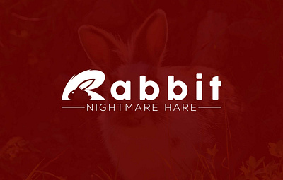 R Logo design incorporated with Rabbit awesome branding conceptual creative design graphic design icon logo logo design modern minimalist professional r logo r rabbit design r rabbit logo unique vector