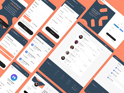 Effortless Works - Job platform dashboard ui design design digital design job board app design job board website ui platform ui product design ui uiux design web app design web design
