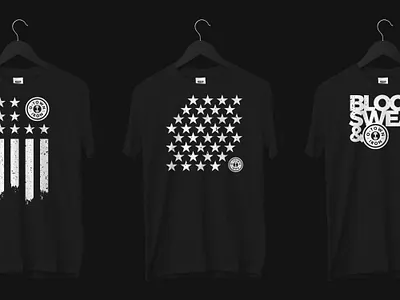 Gym Apparel 4th apparel branding design graphic design identity minimal stars stripes t shirt usa