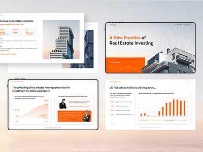 Real Estate PowerPoint design business presentation graphic design graphs investor deck keynote presentation pitch deck design powerpoint presentation real estate slide deck designer